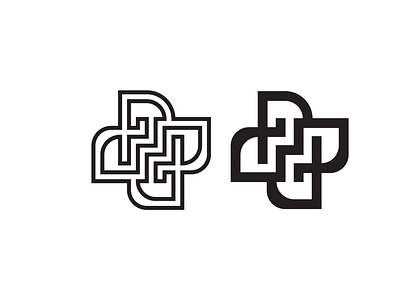 pd monogram logo design
