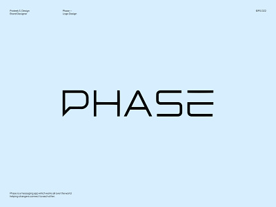 Phase — Logo Design brand design brand identity branding design graphic design illustration logo logo design vector