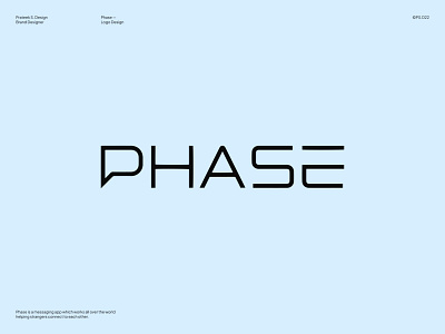 Phase — Logo Design by Prateek S. on Dribbble