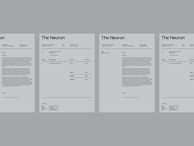 The Neuron Intelligence Co. © — Brand Application
