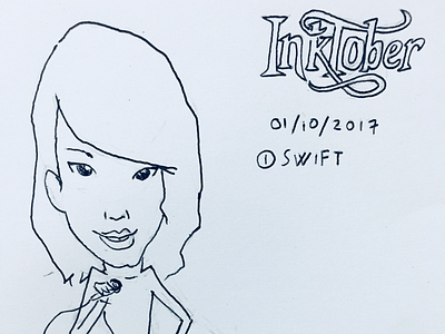 Day 1 inktober inktober inktober2017 swift taylor