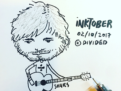 Day 2 inktober divide ed inktober inktober2017 sheeran