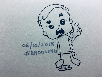 Drooling (Inktober 2018 - Day 06)