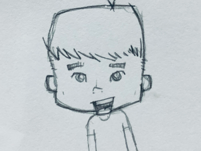 Little one boy elric sketch
