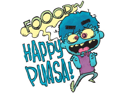 Fasting Zombie fasting food puasa ramadhan zombie