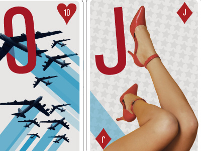 Playing Cards air force cards pin up playing cards poker