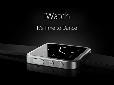 iWatch Concept 3d apple cad chamfer modo render watch