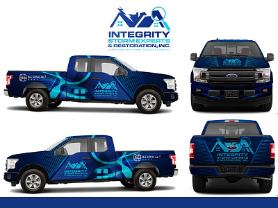 Truck Wrap Design advertising branding car wrap commercial wrap custom logo design custom wrap digital printing graphic design logo design print design printing truck wrap design vehicle decal vehicle wrapping