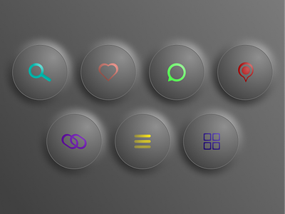 Neumorphic (Soft UI) Buttons