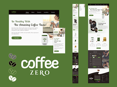 Coffee product | Landing page | Web | Mobile