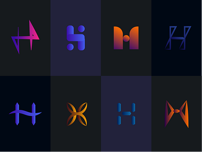 H letter logos