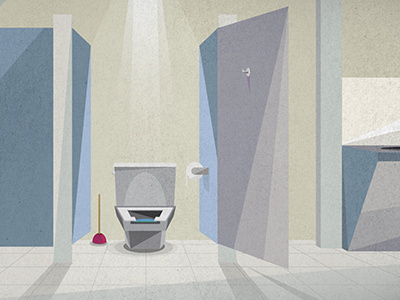 Bathroom animation bathroom illustration motion scene style frame texture textures toilet