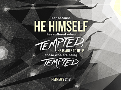 Tempted bible illustrator photoshop scripture tempted texture type typography vector verse