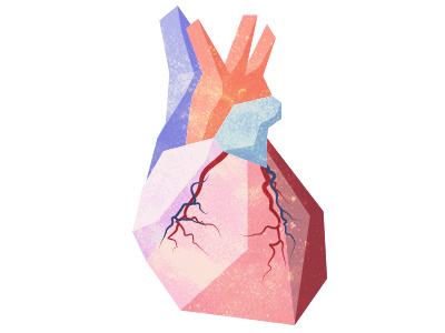 Heart 2d heart illustration illustrator texture