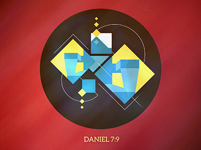 Daniel 7:9 bible god illustration illustrator throne
