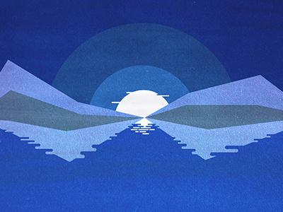 Sunset illustration illustrator texture vector