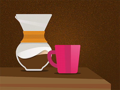 Coffee Time animated gif animation coffee gif illustration motion motion design