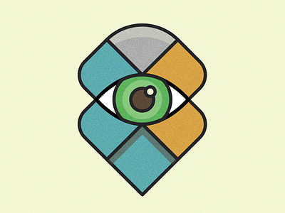 Eye Mark brand identity illustration logo logo design
