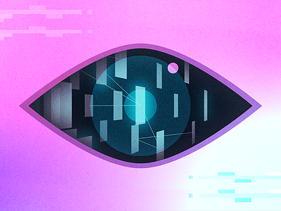 All-seeing eye of AI ai design eye illustration illustrator vector