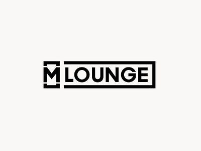 m lounge logo animation app art branding clean design flat graphic design icon illustration illustrator logo minimal typography ui ux vector web website
