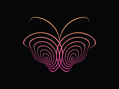 Ready-Made Logos For Sale - Line Butterfly