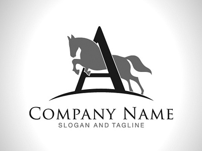 Pre-made LOGO for sale - Letter A with horse a cool design hong kong horse letter a logo logos mack minimalism pre made sold