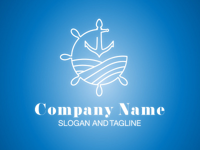 Pre-made LOGO for sale - Anchor anchor design hong kong logistics logo logos mack minimalism ocean pre made shipping shipping and logistics