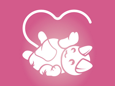 Pre-made LOGO for sale - Cute Cat with heart animals cartoon cat cute cat design hong kong logo logos meow minimalism pre made sold