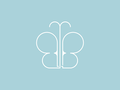 Pre-made LOGO for sale - Butterfly 02 butterfly design hong kong logo logos mack minimalism peacock butterfly pre made social sold 蝴蝶