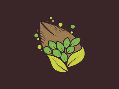 Pre-made LOGO for sale - Leaf 02