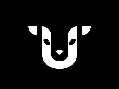 Pre-made LOGO for sale - Letter U 02 + Sheep china goat hong kong letter u logo logos mack chan minimalism ram sheep u