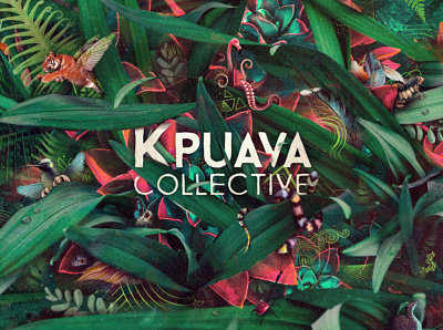 KPUAVA collective cover art art collage cover identity illustration music