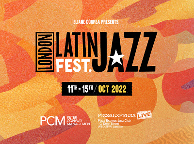 London latin Jazz Fest 2022 branding design event festival identity jazz logo logotype music poster