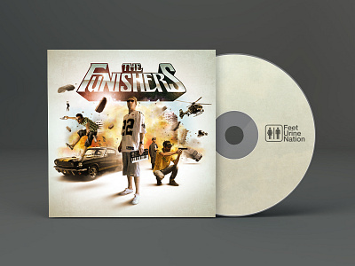 The Funishers cover art album art cover design music print visual