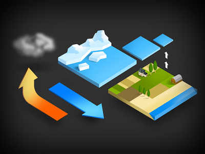 Isometric illustration for animation 3d animation design environment frame illustration isometric modern simple ui video