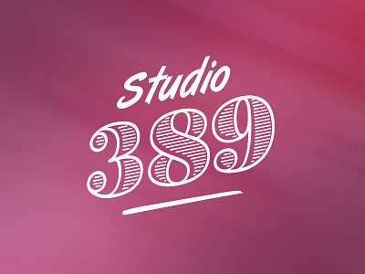 Studio 389 graphic identity agency font graphic identity logo logotype mopdern studio typo