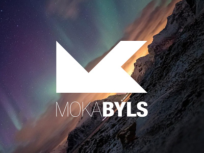 DJ Moka Byls graphic identity dj font graphic identity logo logotype modern music