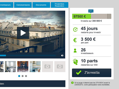 Crowdfunding widget crowdfunding design flat ux web webdesign widget