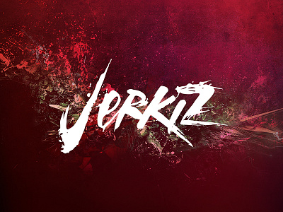 Jerkiz logo, electro music band 3d animation art band cover electro logo logotype motion graphics music screen vector
