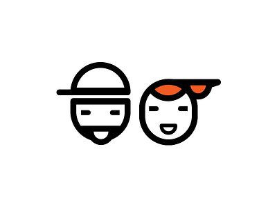 for him and for her fashion fun hipster icons line orange