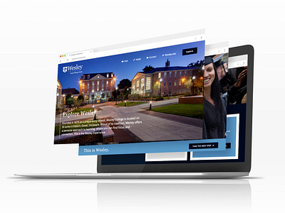 Wesley College Admissions Mockup