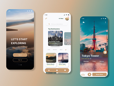 Travel Apps app appdesign design travelapps ui uidesign uiux uiuxdesign ux