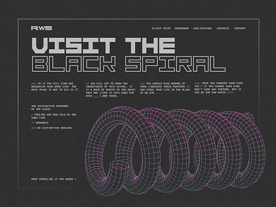 Visit the black spiral