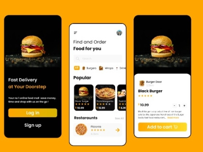 Food App design product design ssquare ui ux