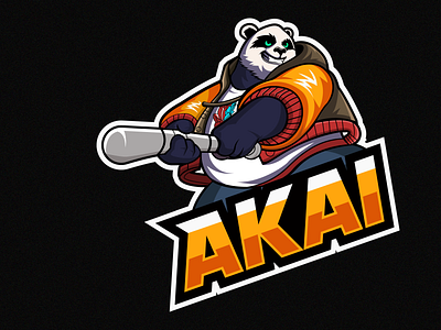 Akai mascot logo branding design esport graphic design illustration logo mascot mascot logo