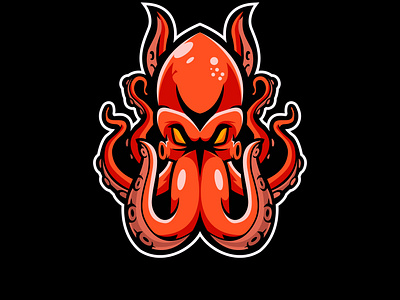 Octopus mascot logo