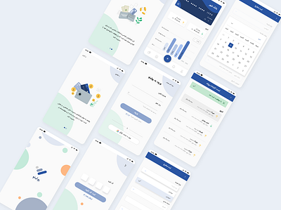 Poolino - Mobile App Design for Personal Financial Management app design ui