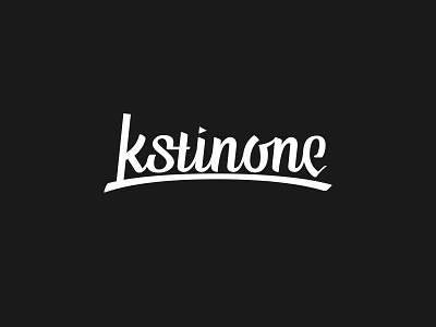 Kstinone cinematographer / 2021 design graphic design handdraw lettering letters logo logotype