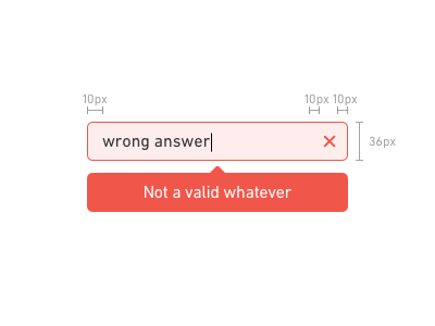 Pattern library error product design ui