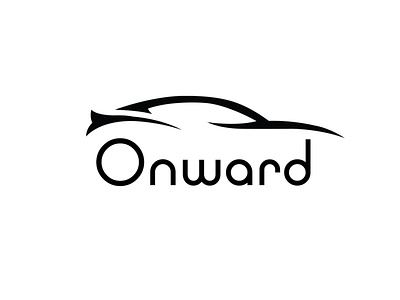 Onward --> adobe illustrator branding dailylogochallenge design driverless cars fonts graphic design illustrator logo logos onward typography vector